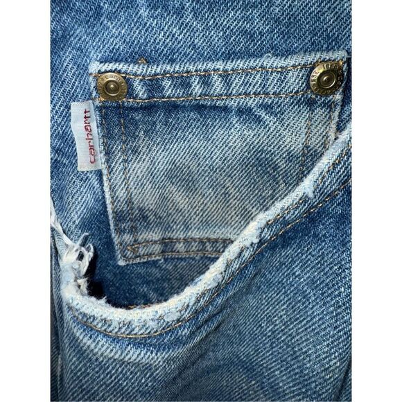 Vintage Men’s Carhartt 42 X 30 Jeans Distressed - Picture 3 of 3